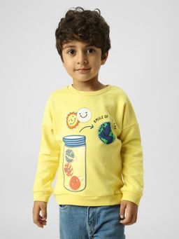 Nautinati - Boys Graphic Printed Pullover Sweatshirt