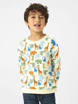 Nautinati - Boys Conversational Printed Sweatshirt