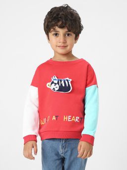 Nautinati - Boys Interactive & Playful Animal-Themed Applique Sweatshirt