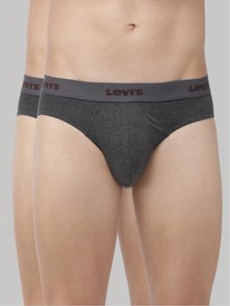Levi's - Men Cotton 100 Ca Solid Neo Brief Snug Fit (pack Of 2) Multi-Color