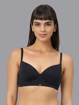 SOIE - Womens Padded Non-Wired Full Coverage T-Shirt Bra