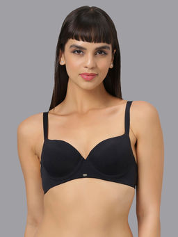 SOIE - Womens Padded Wired Medium Coverage T-Shirt Bra