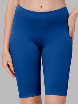 SOIE - Womens Mid Rise Soft Polyamide Spandex Knee Length Cycling Shorties