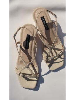 Shradha Hedau Footwear Couture - Rhea Beige Heels