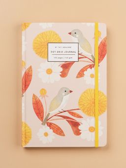 Happywagon - Sunshine Garden Dot Grid Journal