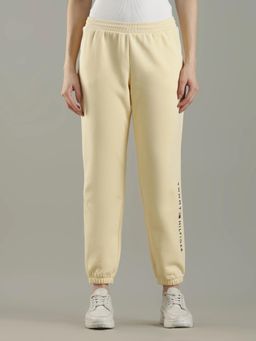 Tommy Hilfiger - Yellow Regular Fit Solid Low Rise Joggers