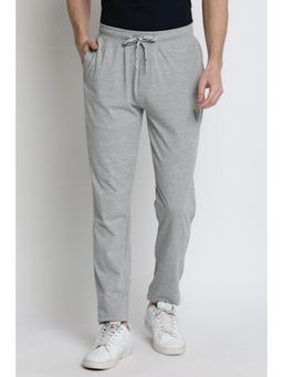 Van Heusen - Men Athleisure Antiviral & Zipper Pocket Track Pants - Grey