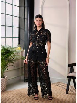Label Deepika Nagpal - Wren Co-Ord Set - Black