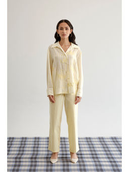 No Grey Area - Swinging Jhoomar Shirt - Yellow