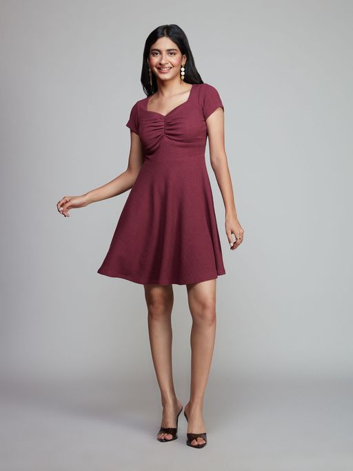 sachin and babi light blue dress Burgundy Dresses For Women