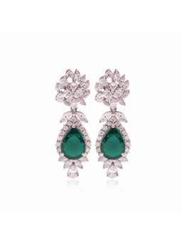PRATA - Imperial Green Earrings