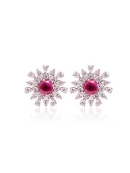 PRATA - Spring Muse Red Earrings