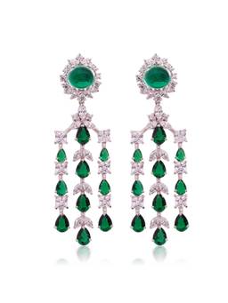 PRATA - Verdure Grace Green Earrings