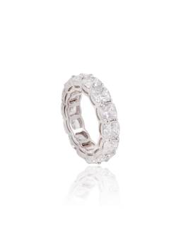 PRATA - Cushion Cut Eternity White Ring