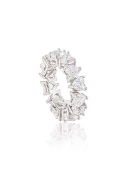 PRATA - Heart Cut Eternity White Ring
