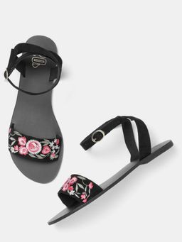 Twenty Dresses by Nykaa Fashion - Sew It Together Embroidered Flats