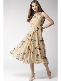 Twenty Dresses by Nykaa Fashion - A Sea Of Yellow Florals Midi Dress