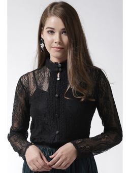 Twenty Dresses by Nykaa Fashion - The Sheer Elegance Of Lace Top