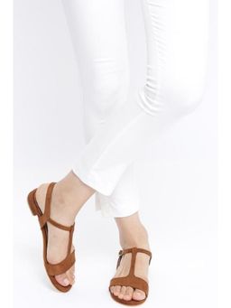 Twenty Dresses by Nykaa Fashion - Brown On The Right Path Flats