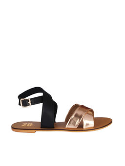 Twenty Dresses by Nykaa Fashion - Paint My Foot Rose Gold Flats