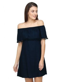 Twenty Dresses by Nykaa Fashion - Blues Of The Bardot Dress