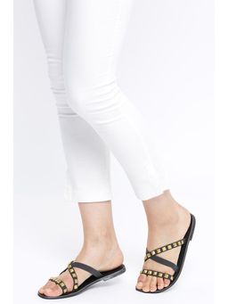 Twenty Dresses by Nykaa Fashion - Slide Into The Stud Flats - Black
