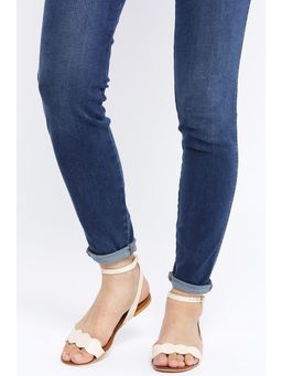 Twenty Dresses by Nykaa Fashion - Sassy Scallop Flats - Nude