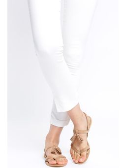 Twenty Dresses by Nykaa Fashion - Tassel In The Middle Flats - Brown