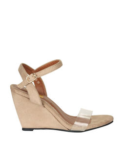 Twenty Dresses by Nykaa Fashion - The Clear Picture Wedges - Brown