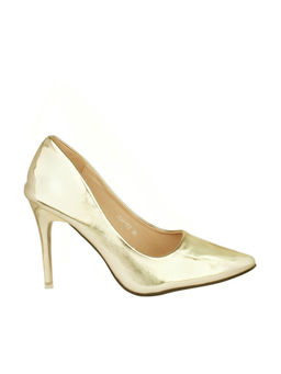 Twenty Dresses by Nykaa Fashion - The Golden Gazelle Heels