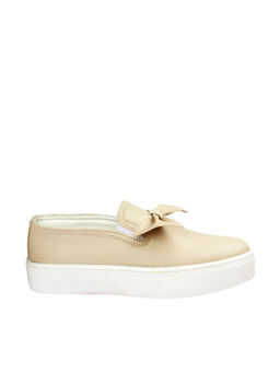 Twenty Dresses by Nykaa Fashion - Beige Bow Beep Sneakers