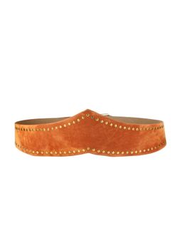 Twenty Dresses by Nykaa Fashion - Tan Stud Along The Lines Belt