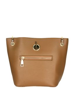 Twenty Dresses by Nykaa Fashion - Twist And Toggle Bucket Sling - Brown