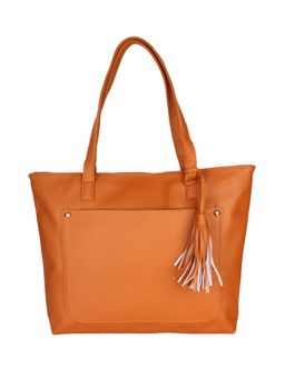 Twenty Dresses by Nykaa Fashion - Brown Pocket The Tassel Handbag