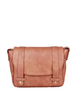 Twenty Dresses by Nykaa Fashion - The Braided Effect Sling - Brown