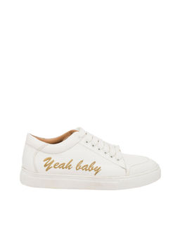 Twenty Dresses by Nykaa Fashion - Baby Got Gold Sneakers (36)