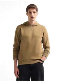 Arrow Sports - Men's Solid Regular Fit Hoodie