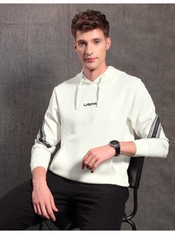 U.S. Polo Assn. Denim Co. - Men's White Regular Fit Hoodie