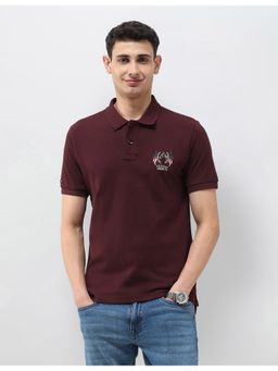 U.S. Polo Assn. Denim Co. - Men'S Purple Solid Muscle Fit Polo T-Shirt