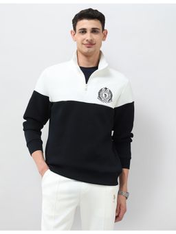 U.S. POLO ASSN. - Men's Colour Blocked Regular Fit Sweatshirt