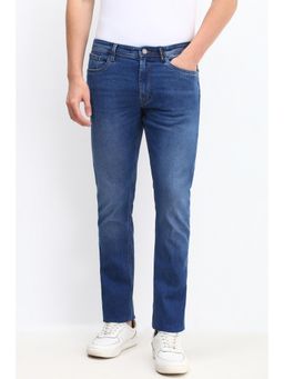 Allen Solly - Men Blue Regular Fit Light Wash Jeans