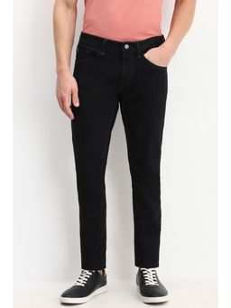 Allen Solly - Men Black Slim Fit Dark Wash Jeans