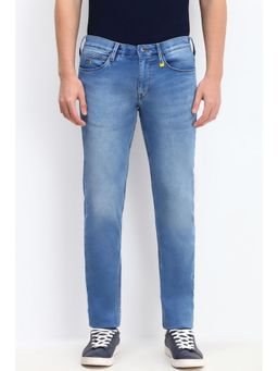 Allen Solly - Men Blue Slim Fit Mid Wash Jeans