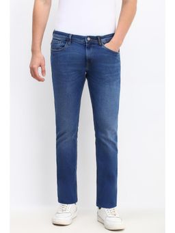 Allen Solly - Men Blue Slim Fit Light Wash Jeans