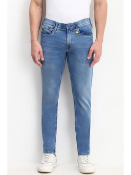 Allen Solly - Men Blue Slim Fit Mid Wash Jeans