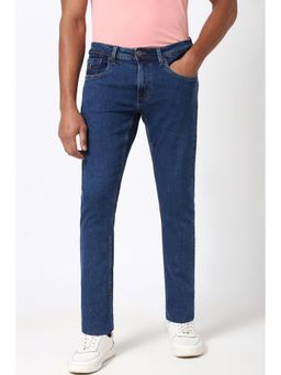 Peter England - Men Blue Light Wash Slim Fit Jeans