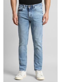 Simon Carter - Blue Solid Slim Jeans