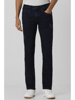 Van Heusen - Men Navy Blue Dark Wash Slim Fit Jeans