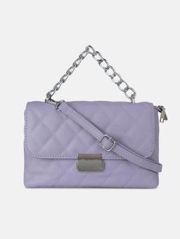 Kazo - Purple Solid Sling and Cross Bag (Free Size)