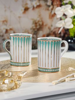 Trovea's - Seaside Bloom 24K Gold Mugs